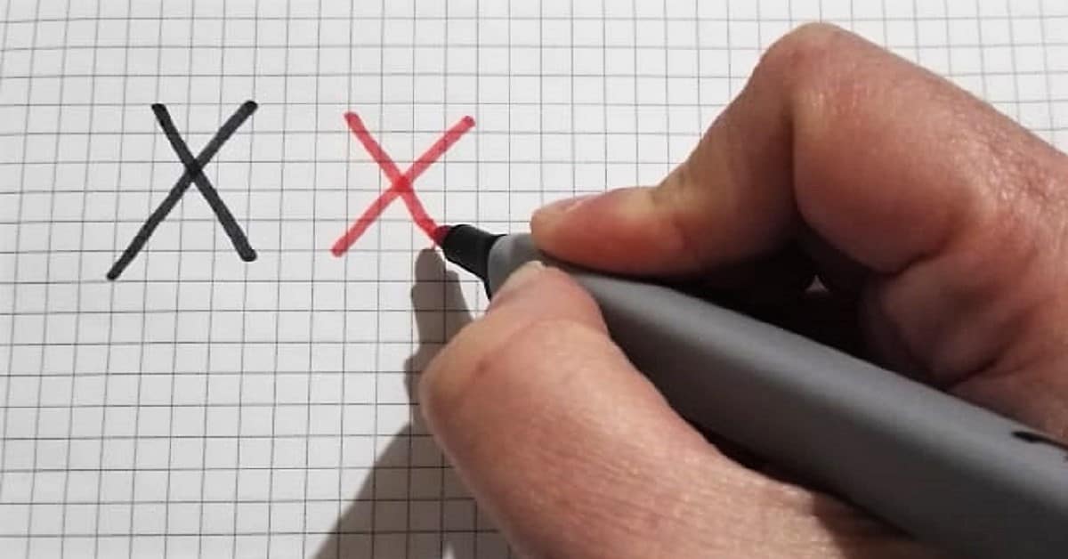 Come disegni la X? Il quesito diventato virale su Twitter che dice qualcosa sulla tua personalità