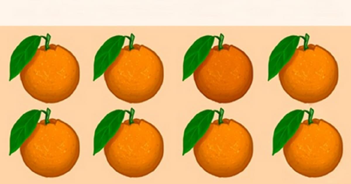 Test dei colori! Riesci a trovare la tonalità di arancione differente?