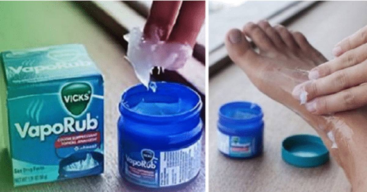 Dovresti conoscere i vantaggi di mettere Vicks Vaporub sui piedi prima di dormire