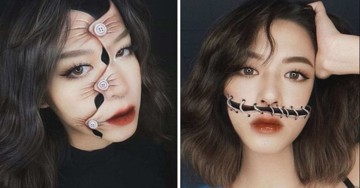 La make up artist vietnamita che crea brutali illusioni ottiche con il trucco