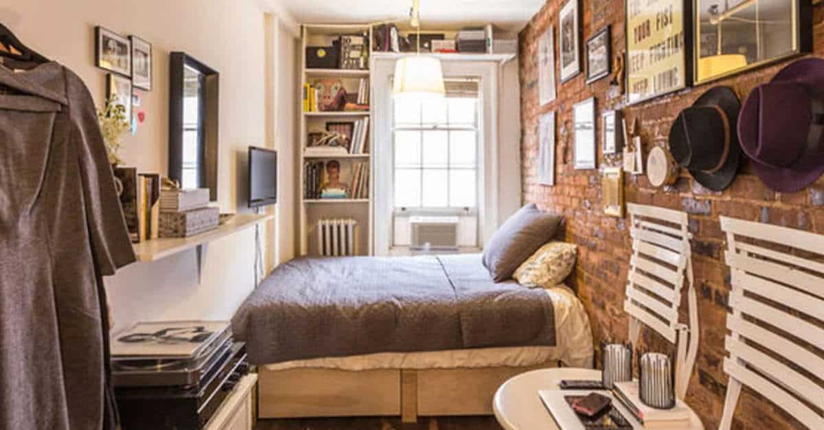 Una newyorkese vive in 8 metri quadrati per un affitto di 775$ al mese. Questo è il suo appartamento