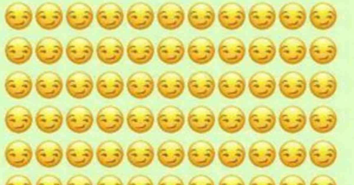 Sfida virale: riesci a trovare le emoji diverse in meno di 20 secondi?