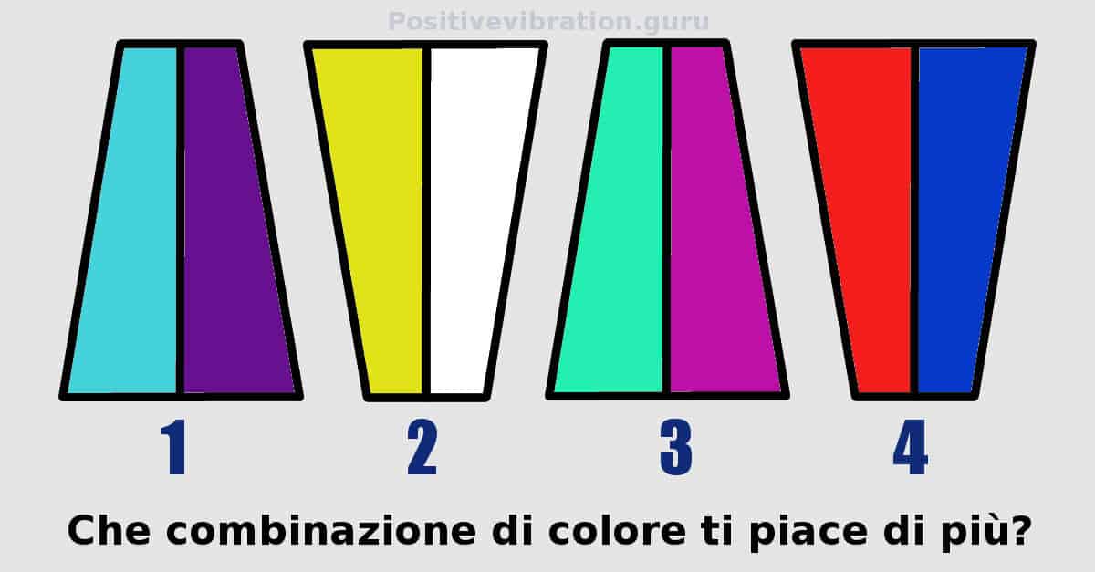 Test di personalità: Quale combinazione di colore ti piace di più? Scopri cosa dice su di te