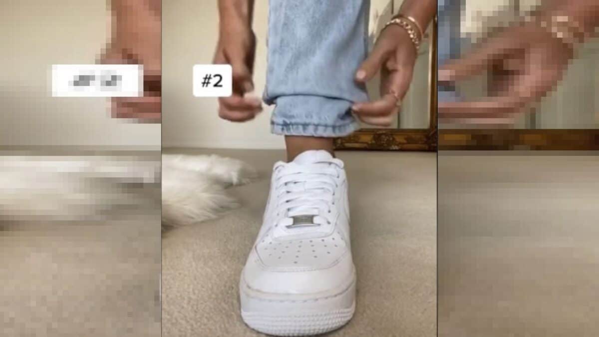 Il trucco per accorciare il fondo dei pantaloni senza tagliarlo con le  forbici