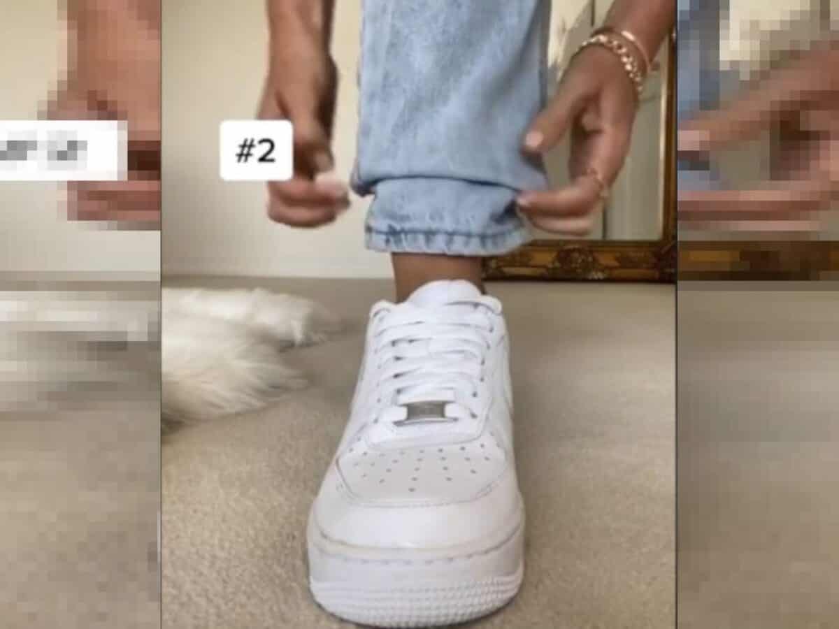 Il trucco per accorciare il fondo dei pantaloni senza tagliarlo con le  forbici