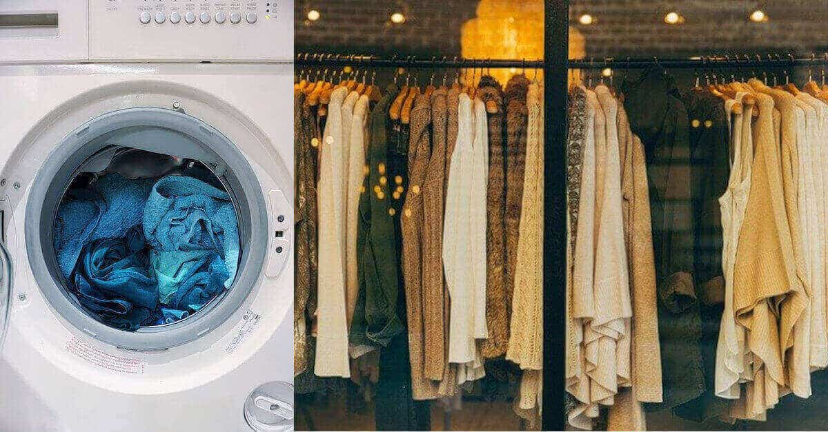 Non lavare i vestiti nuovi in lavatrice è pericoloso per la salute