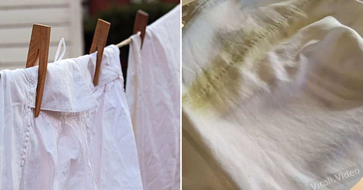 5 trucchi fatti in casa per rimuovere le macchie più ostinate dai vestiti bianchi e farli sembrare come nuovi, senza la lavatrice