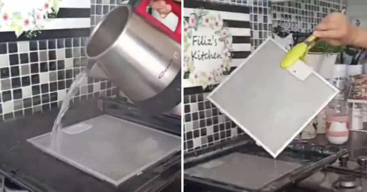 Come pulire il filtro della cappa della cucina in modo naturale