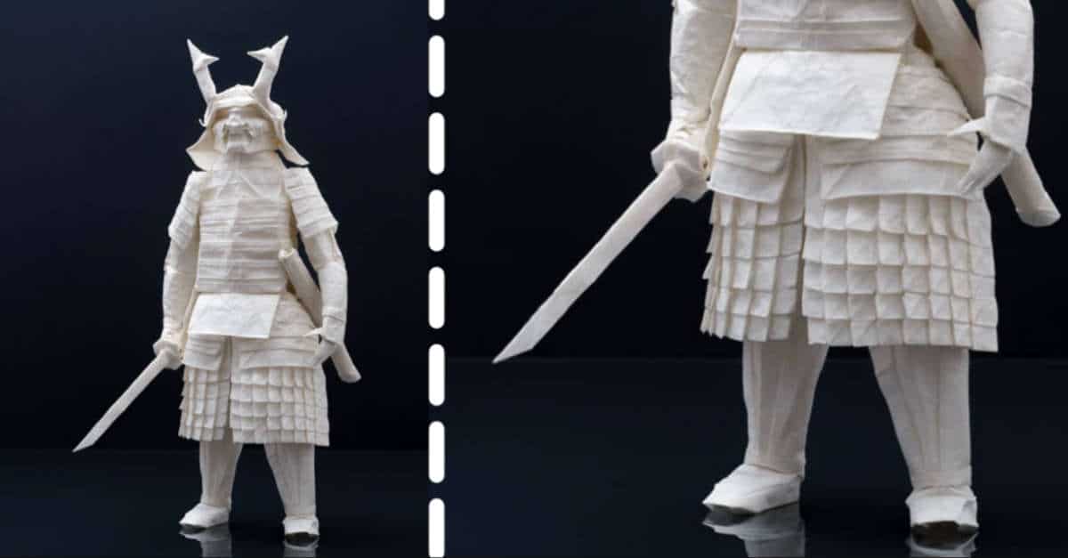 Questo origami è realizzato con un’unica carta e senza effettuare tagli: 14 foto di altre sue opere