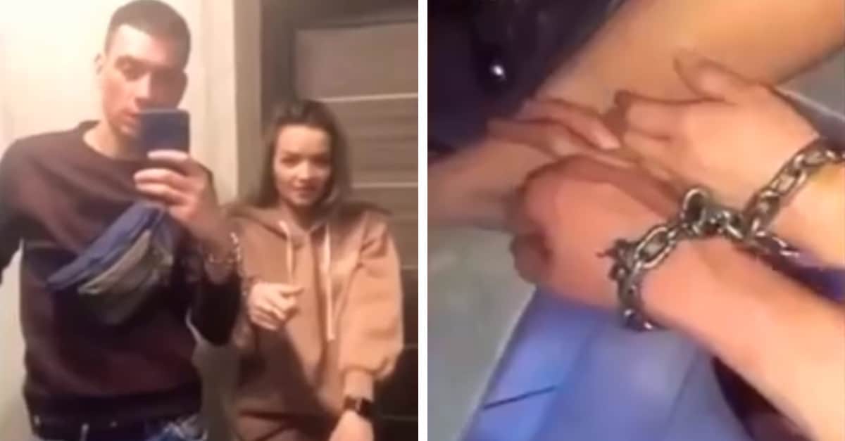 Coppia ucraina si incatena per 3 mesi per dimostrare una strana prova d’amore