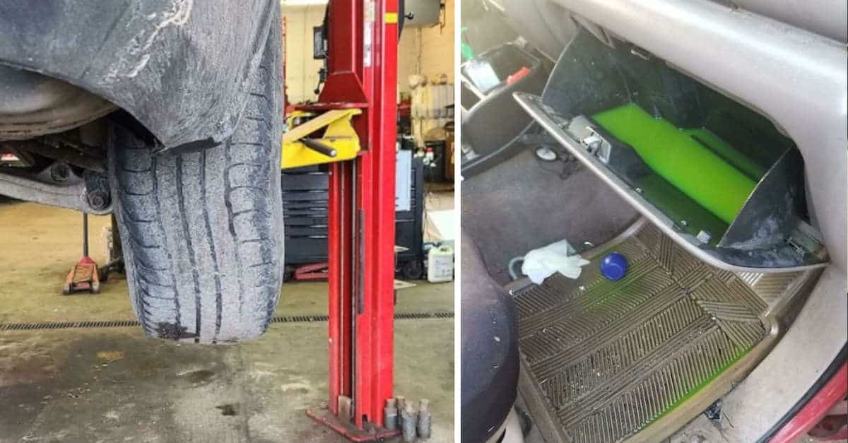 24 Foto di meccanici che hanno condiviso le cose più insolite che abbiano mai visto a lavoro