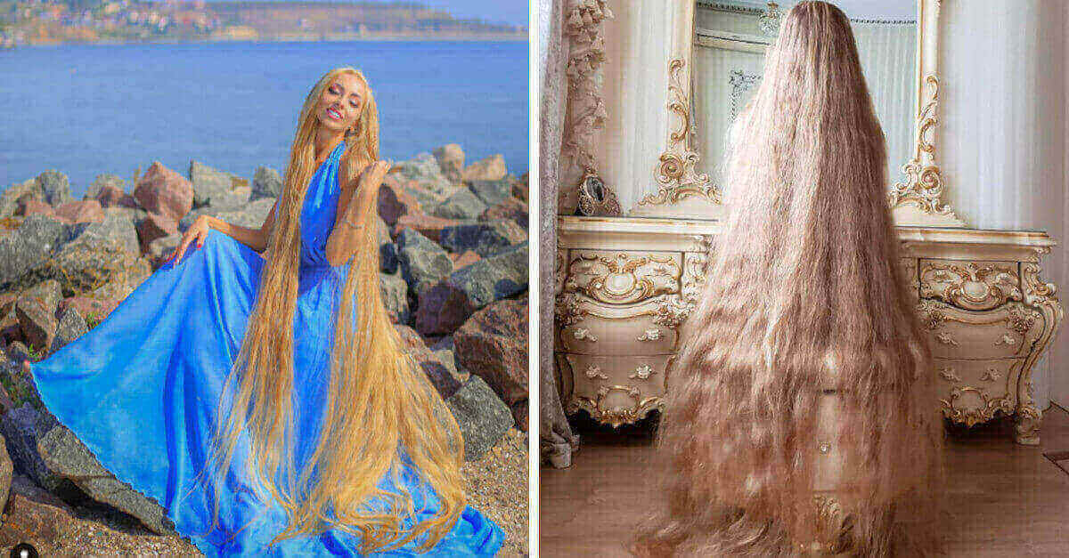 Ha 34 anni e si fanno crescere i capelli da quando avevano 5 anni