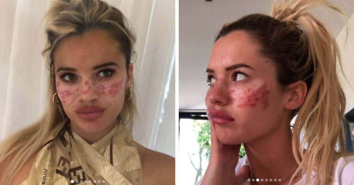 Questa giovane donna vuole che tu veda cosa succede a provare i trucchi di bellezza fatti in casa