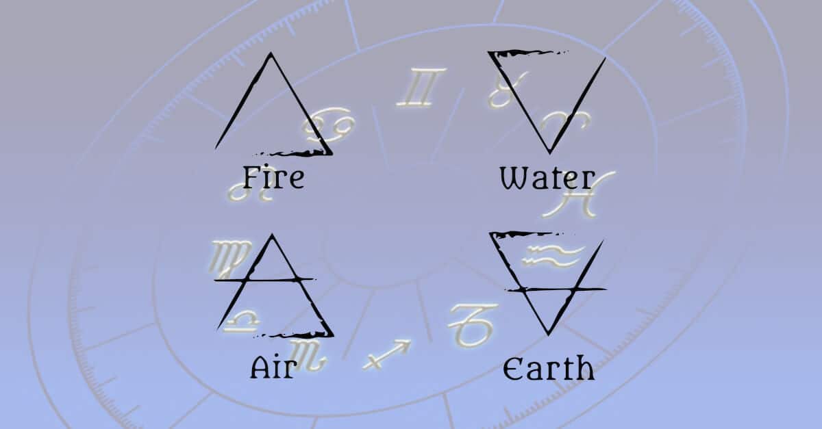 Quali sono i quattro elementi che governano i segni zodiacali?