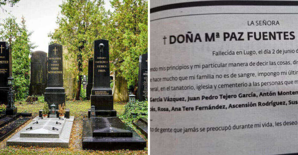 La donna diventa virale invitando solo 15 persone al suo funerale nel suo avviso mortuario