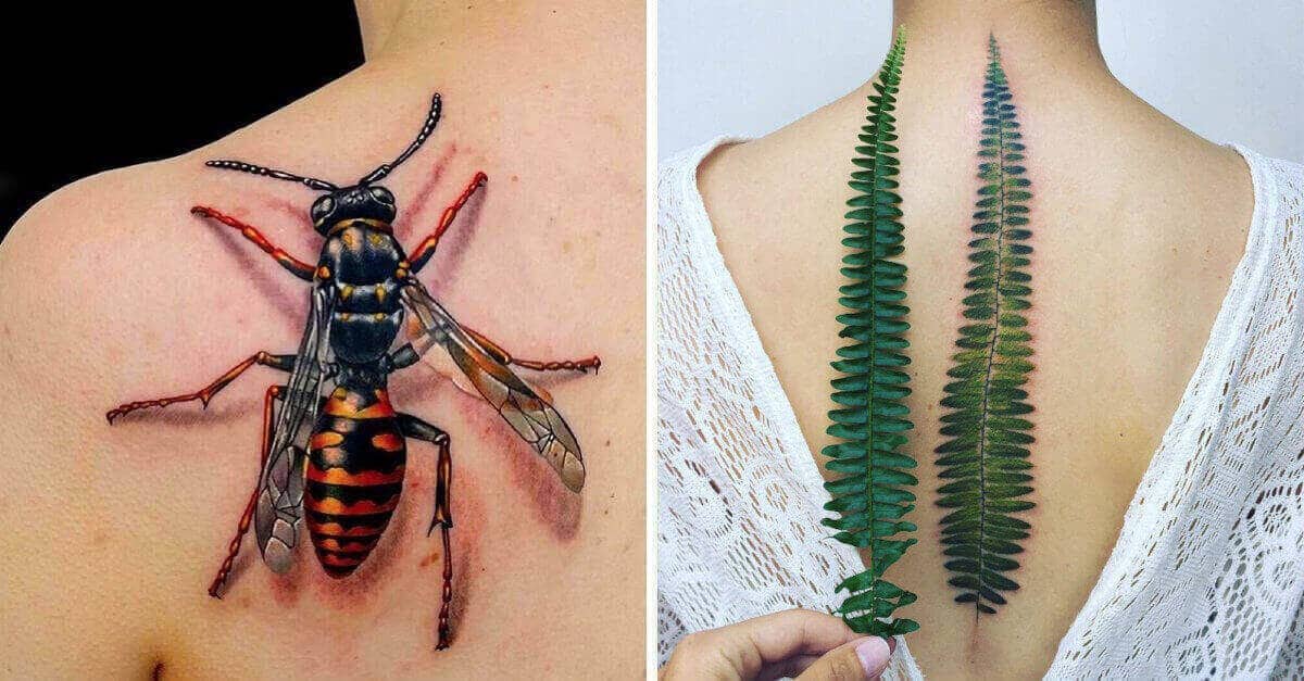 19 tatuaggi che ingannano gli occhi di chi li guarda