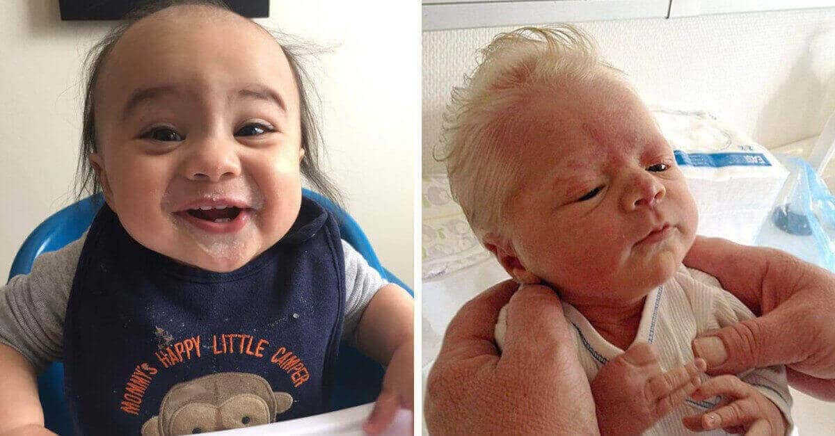 16 bimbi che sembrano adulti in corpi di neonati