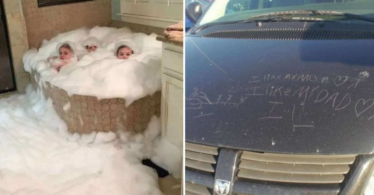 20 esempi che mostrano cosa succede quando lasci da solo un bambino