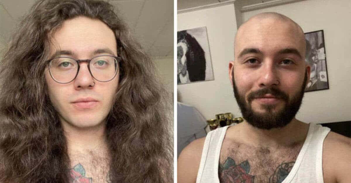 17 uomini che hanno deciso di cambiare il loro look, dando un taglio ai capelli lunghi