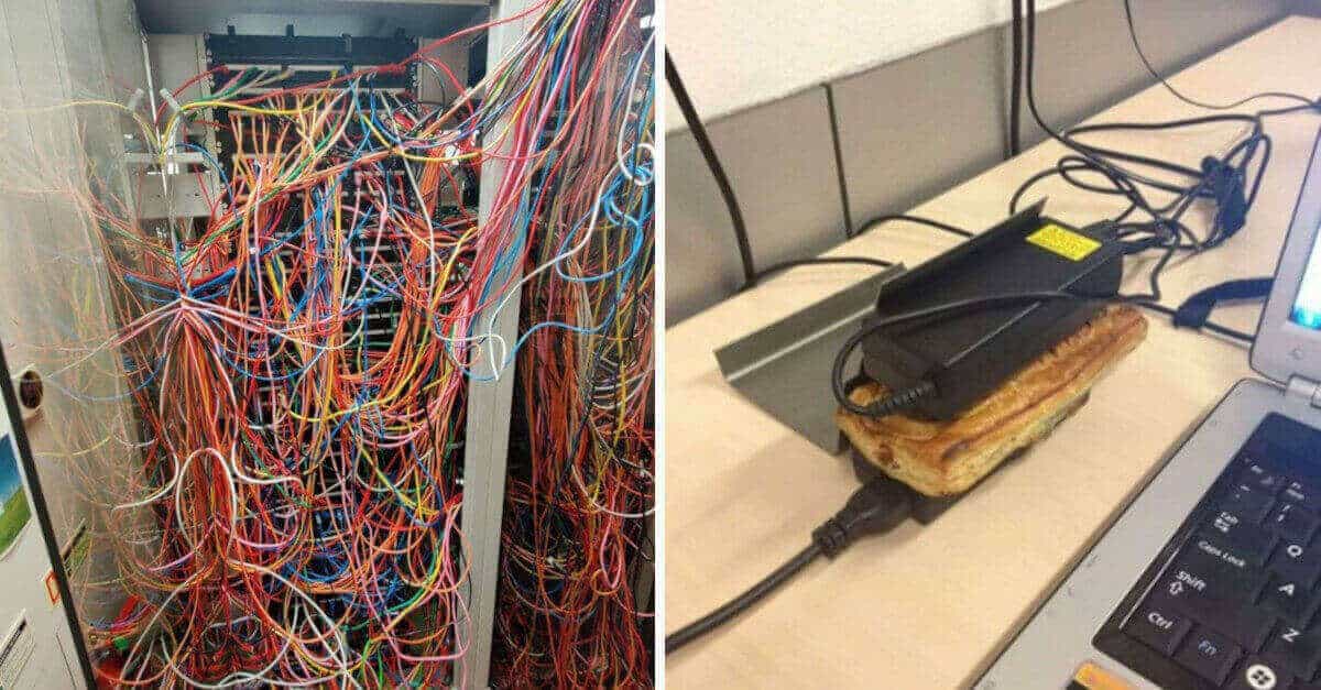 29 foto che sono l’incubo di ogni tecnico di computer e sistemista