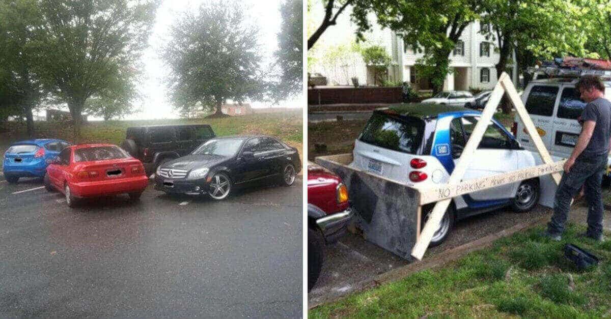 20 persone che hanno parcheggiato dove e come volevano e hanno ricevuto una bella lezione