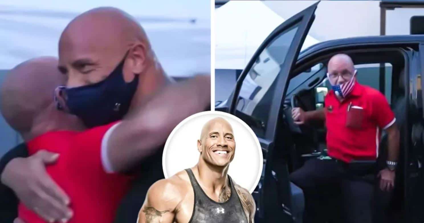 The Rock regala un camion all’uomo che lo ha aiutato quando non aveva un posto dove vivere