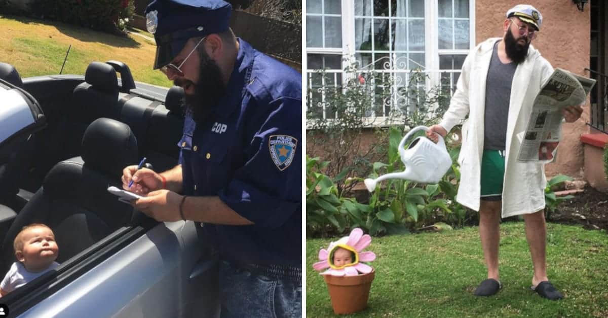 Questa bimba ha il miglior album di foto grazie al suo divertente padre: 14 Foto