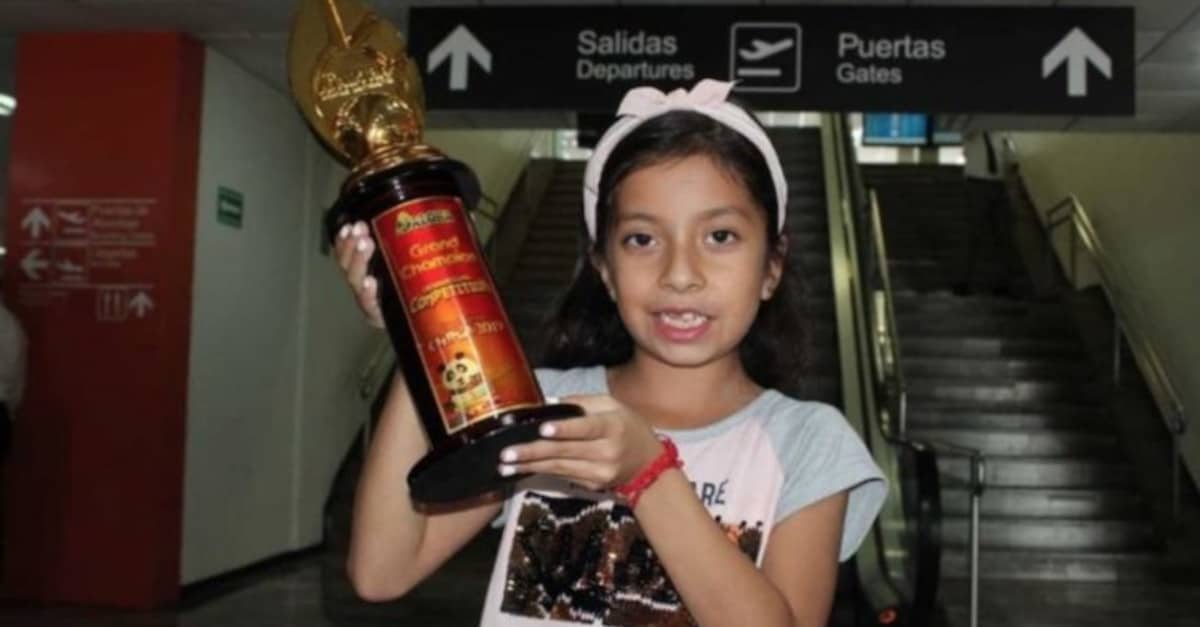 Una bimba messicana di 8 anni ha risolto 70 problemi in 5 minuti e ha vinto il campionato del mondo di matematica