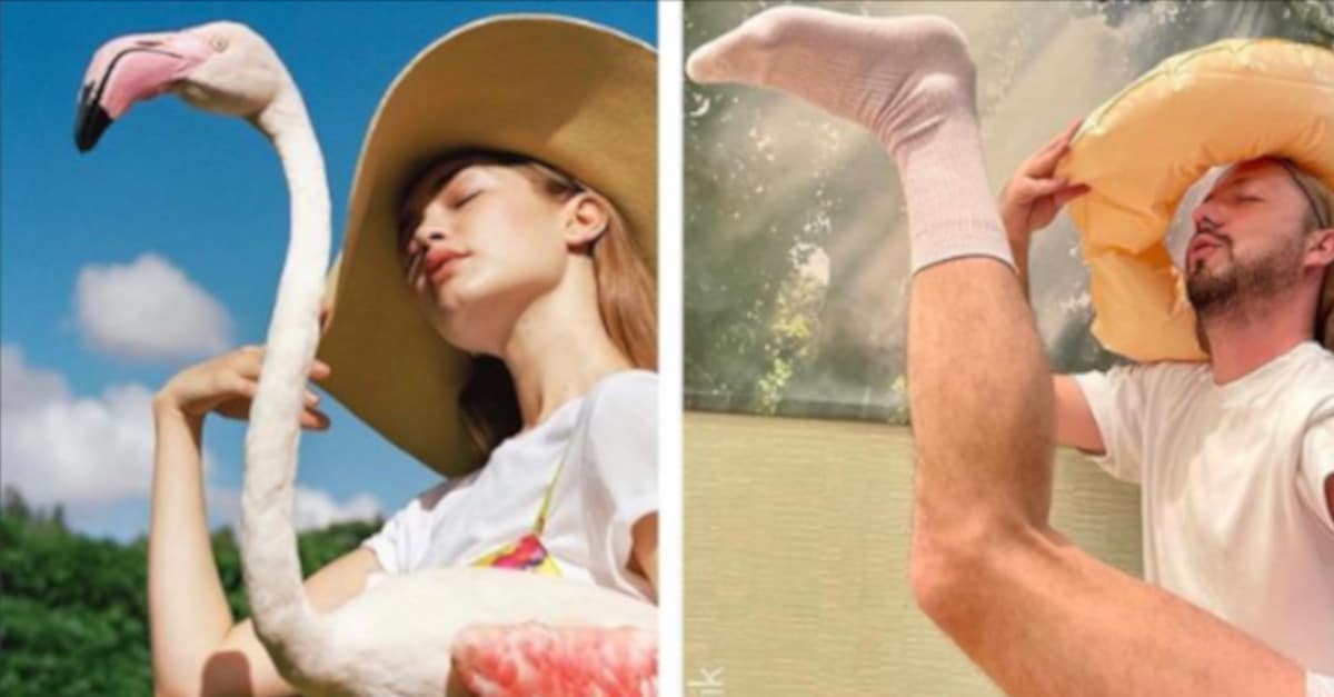 Questo blogger russo fa la parodia delle celebrità sui social ed ecco 19 delle foto più divertenti