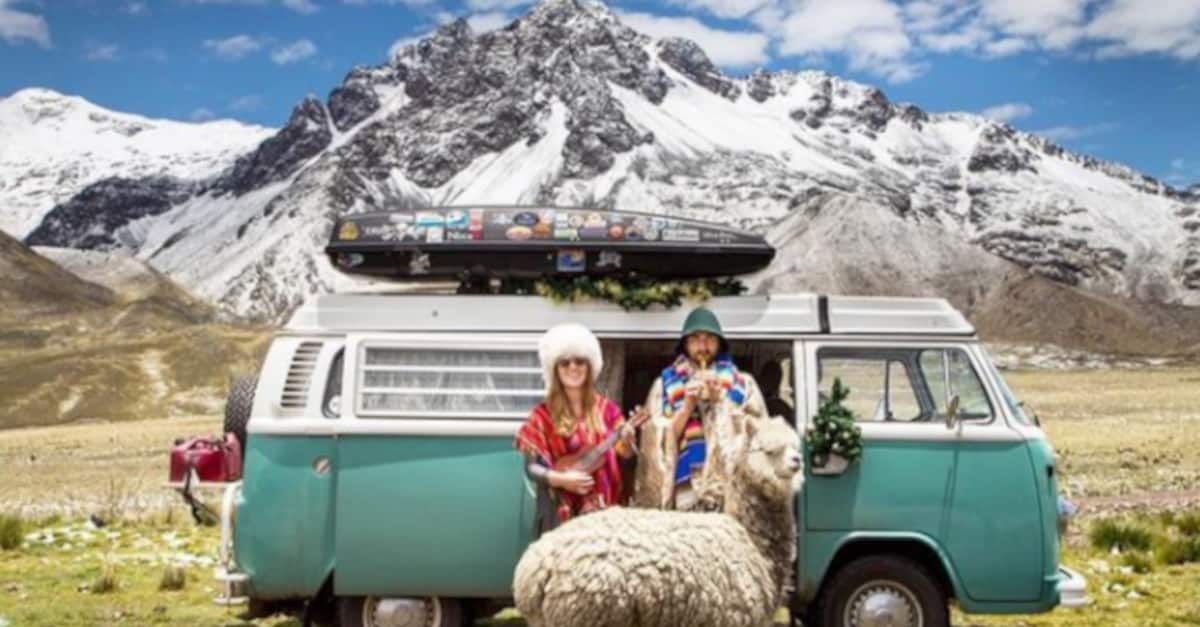 Questa coppia ha viaggiato dall’Alaska all’Argentina in un furgone che hanno comprato per $ 500