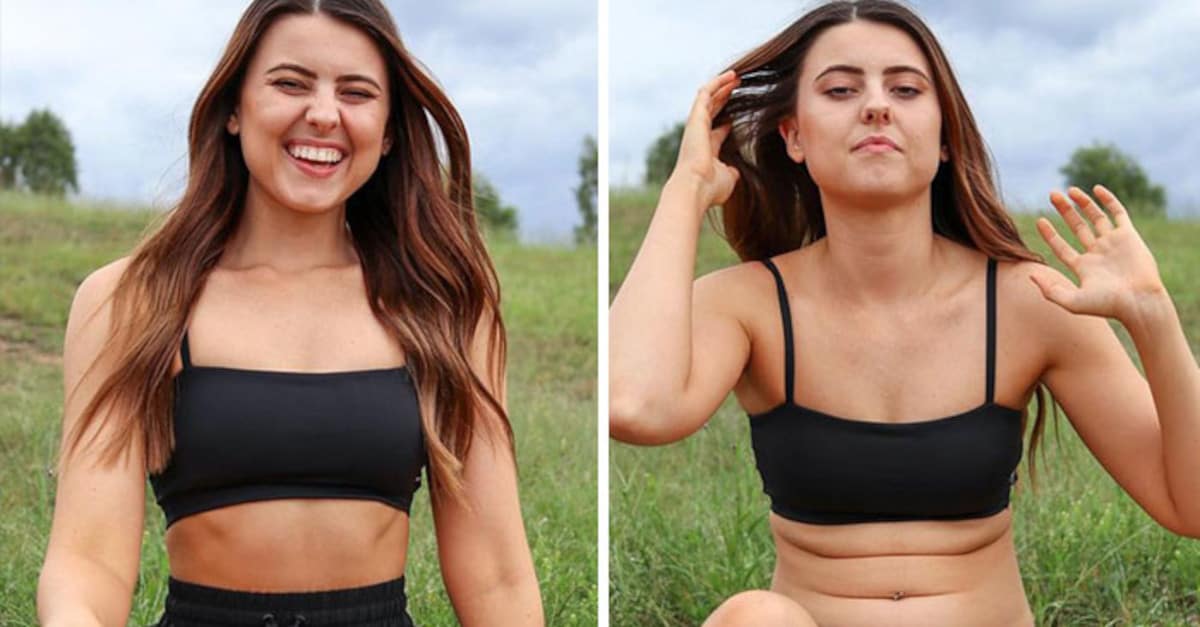 Questa donna sfida gli standard di bellezza irrealistici pubblicando foto di se stessa a confronto: 15 Foto