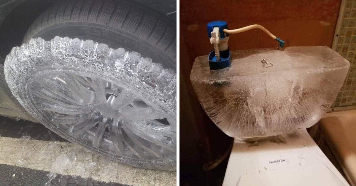 15 Foto incredibili di una vera ondata di freddo