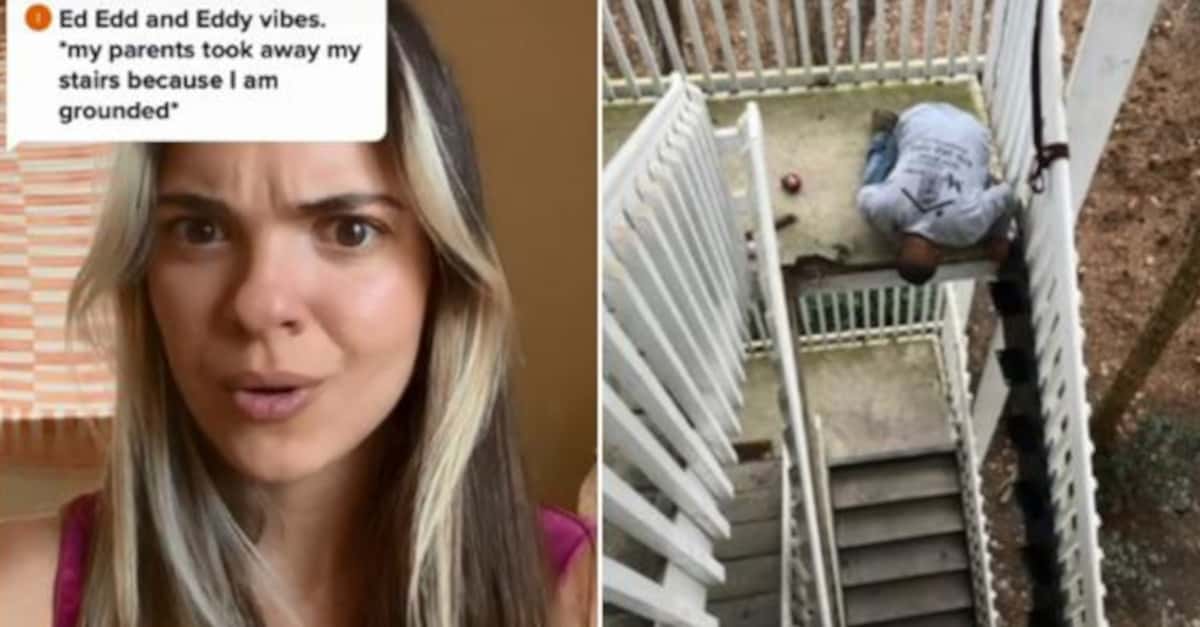 Una Tiktoker rimane intrappolata in casa dopo aver scoperto che le scale del suo palazzo sono “scomparse” (VIDEO)