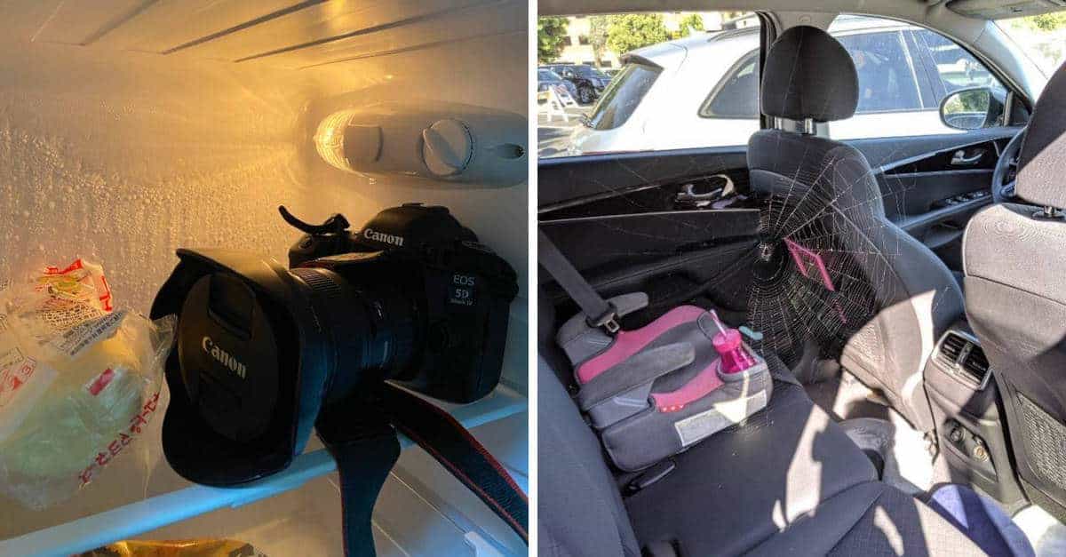 20 persone che si sono pentite dei loro momenti di disattenzione