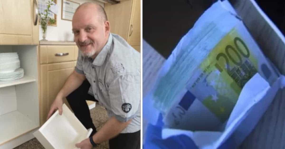 Trova quasi 150.000 euro nella dispensa della cucina che ha comprato su eBay