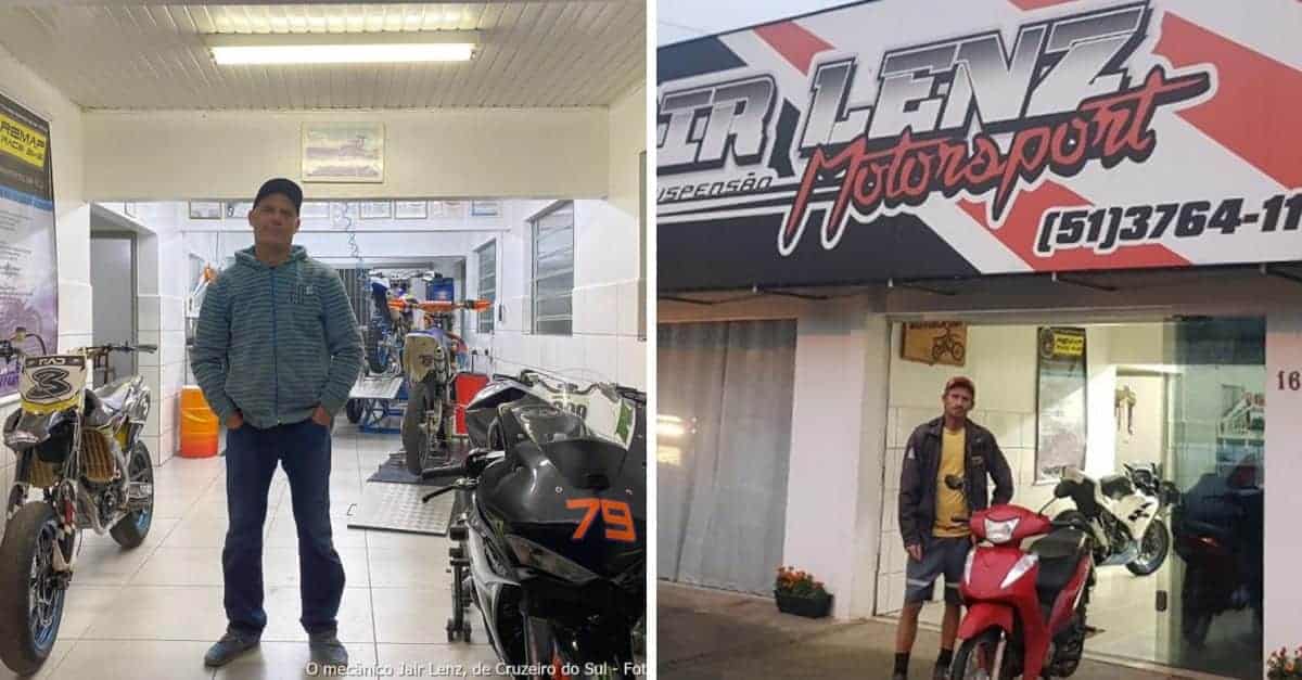 Meccanico ripara la moto di uno spazzino che camminava 5 ore al giorno per andare a lavorare