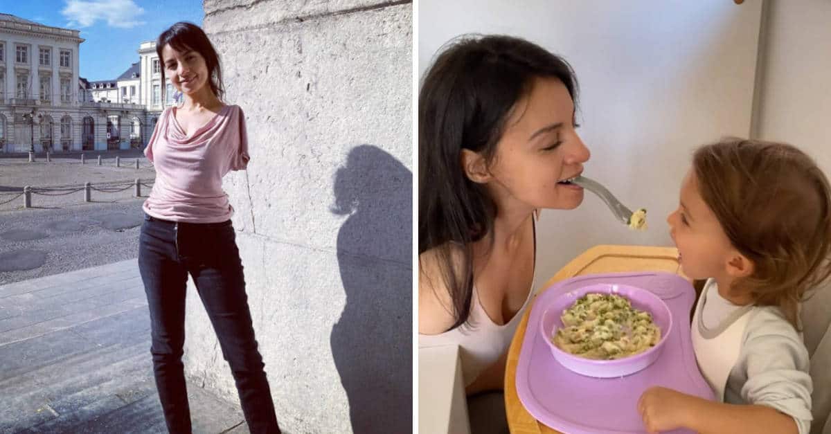 Donna senza braccia mostra come riesce fare tutto, anche educare la figlia alla perfezione