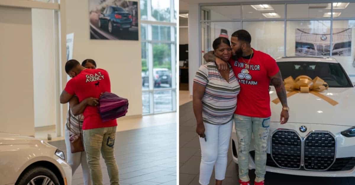 Il figlio ha regalato una nuova auto lussuosa a sua madre. Voleva onorarla