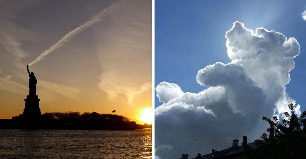 22 volte in cui in cielo sono apparse nuvole che sembrano cose