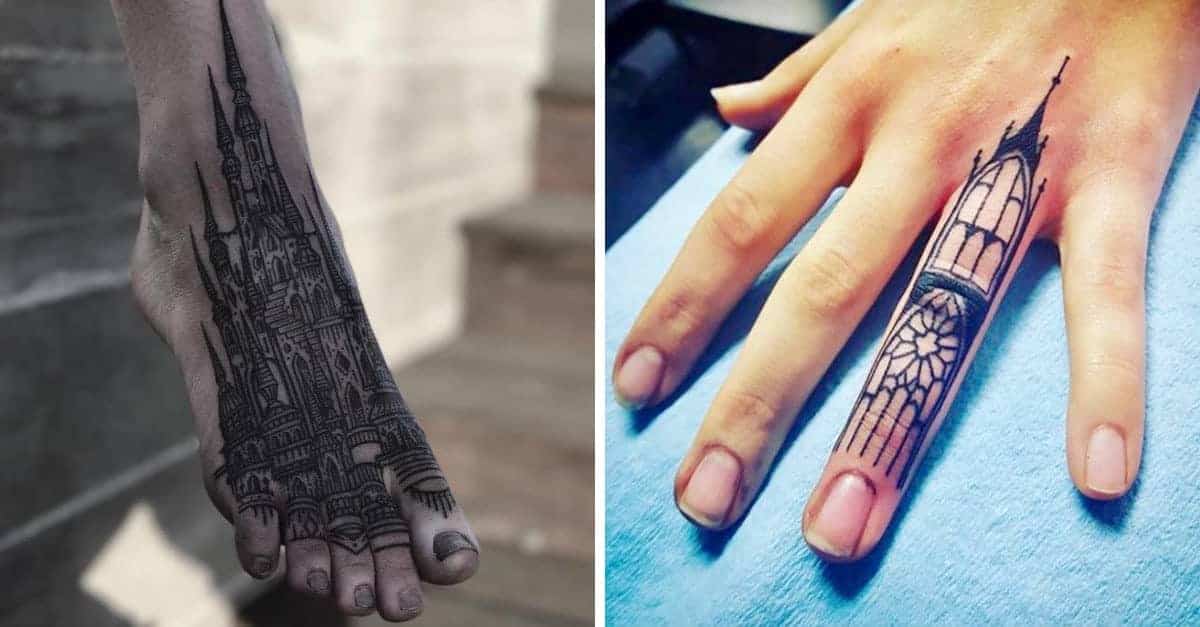 20 disegni di tatuaggi creativi ispirati alla bellezza dell’architettura