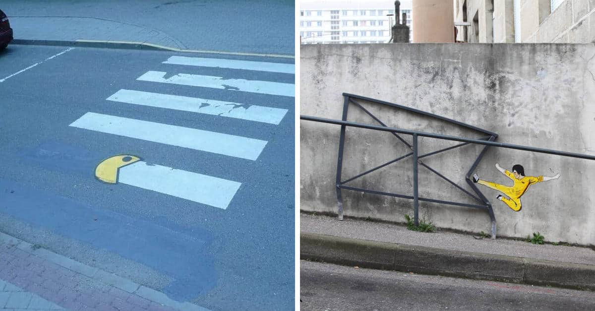 20 foto divertenti di “vandalismo” creativo e positivo