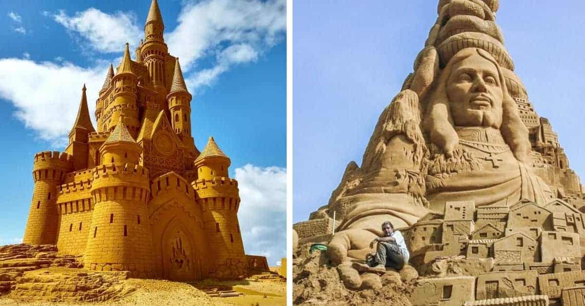 18 castelli e sculture di sabbia che sono vere opere d’arte