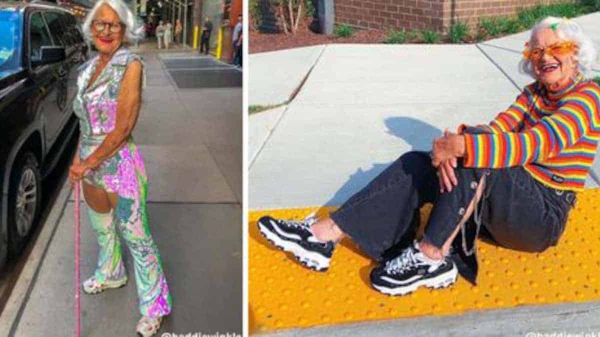 L’hanno criticato per usare vestiti da adolescente a 93 anni ed ha risposto usando vestiti più colorati: “Sono ribelle”