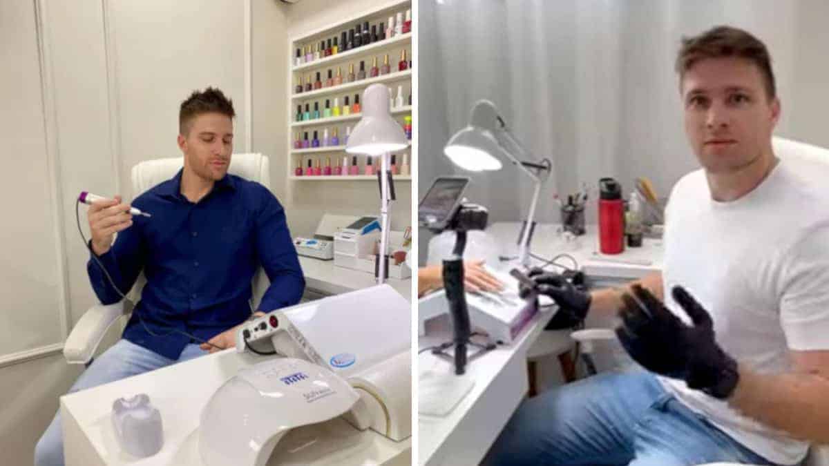 Lascia il lavora da saldatore per diventare un esperto in manicure e raggiunge il successo