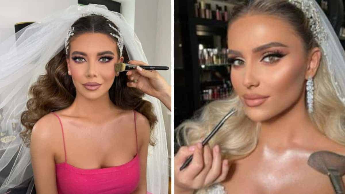 20 Foto dei lavori più belli dell’artista del make up delle spose