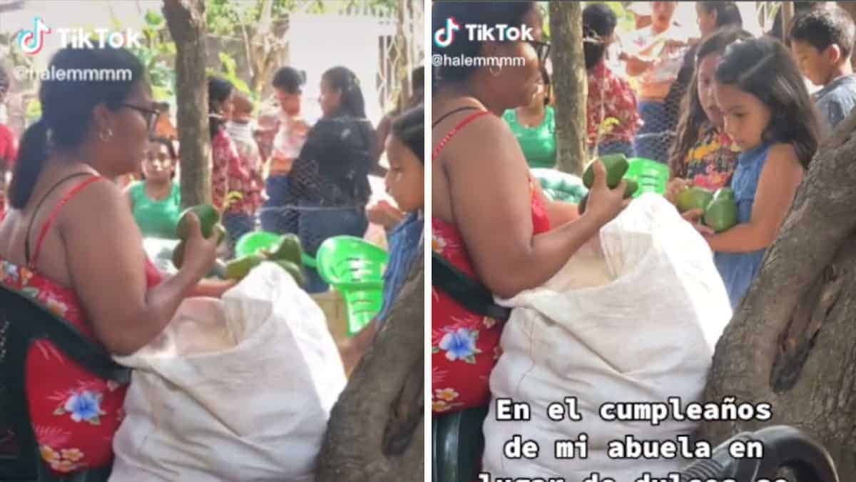 La nonna regala degli avocado alla festa di compleanno della nipote invece dei dolci. Incantati gli ospiti