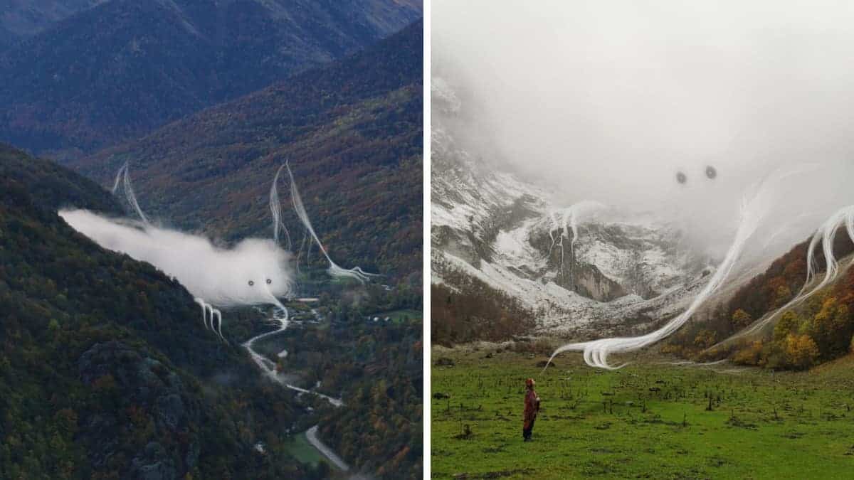 Le fantastiche creature delle nuvole di Vorja Sánchez: 12 Foto