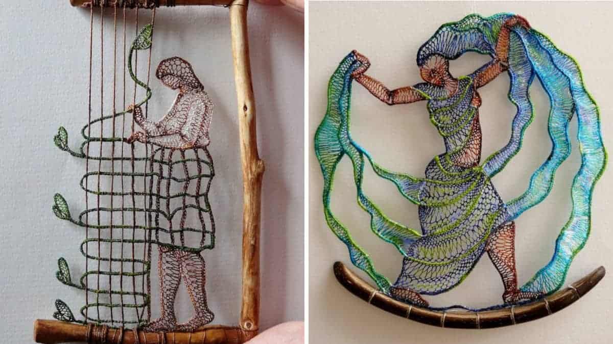 Fantastiche opere di pizzo e legno create da Ágnes Herczeg: 19 Foto