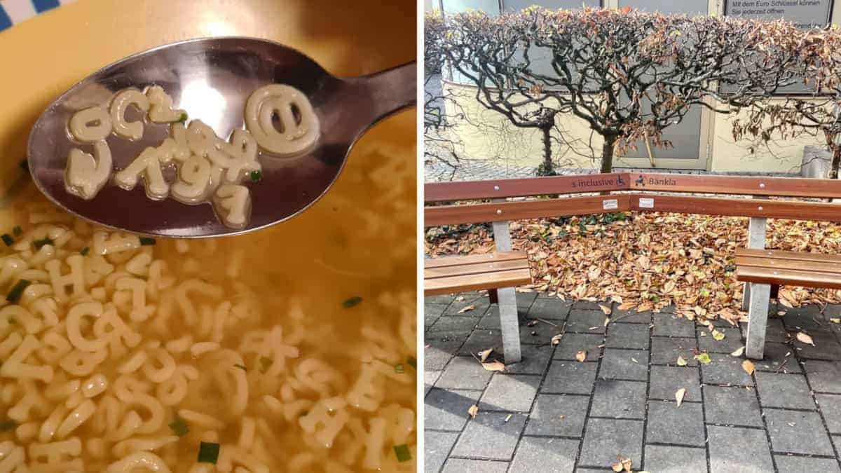 17 foto illustrano alcuni diversi aspetti della vita tra i tedeschi