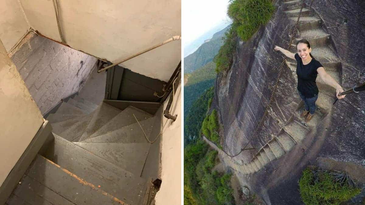 16 Foto delle “scale della morte” condivise in questo gruppo Facebook